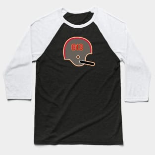 Tampa Bay Buccaneers 813 Helmet Baseball T-Shirt